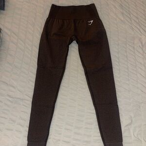 Brown vital seamless Gymshark leggings